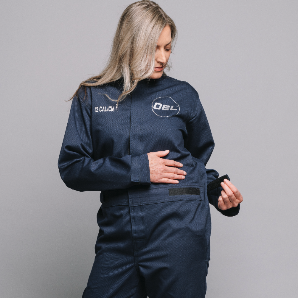 12 Cal Coverall Navy Womens from Columbia Safety